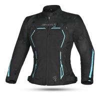 Dimox Мотокуртка текстиль Margo Women Black/Turquoise в Махачкале