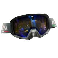 AIM PRO Очки снегоходные двойная линза 186-100 Black matt в Махачкале