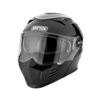 Simpson Шлем модуляр Darksome Gloss Black в Махачкале