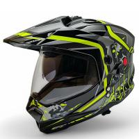 AIM Шлем кросс/эндуро JK802S Yellow/Grey/Black в Махачкале