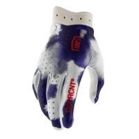 100% Мотоперчатки текстильные ITrack Blue/White 2026 в Махачкале