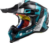 LS2 Мотошлем MX700 Subverter Evo Max Черно-бирюзовый в Махачкале