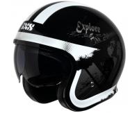 IXS Мотошлем открытый iXS 880 2.2 черно-серебристый в Махачкале