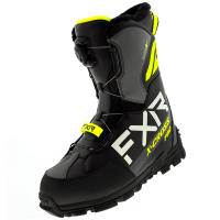FXR Ботинки снегоходные X-Cross Pro BOA с утеплителем Black/Hi Vis в Махачкале
