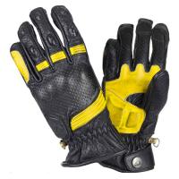 BY City Мотоперчатки Retro II Black/Yellow в Махачкале
