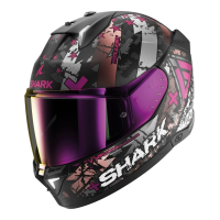 Shark Шлем Skwal i3 Hellcat Mat Black/Chrome/Violet в Махачкале