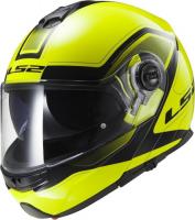 LS2 Мотошлем снегоходный FF325 Strobe Electric Snow Civik Желтый/Черный в Махачкале