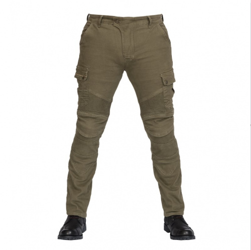 MadBull Мотобрюки Cargo JS Stretch Olive в Махачкале