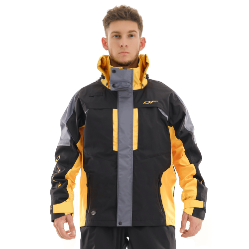 Dragonfly Куртка мембранная Quad Pro Black-yellow в Махачкале