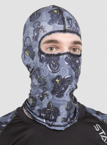 Starks Подшлемник Light Print Moto Серый принт в Махачкале
