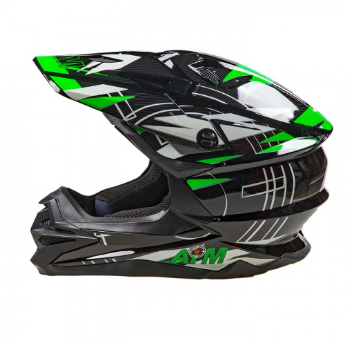 AiM Шлем кроссовый JK803S Green/Black в Махачкале