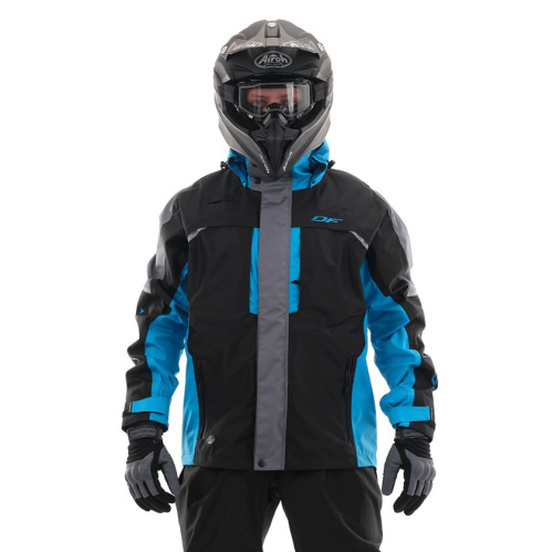 Dragonfly Куртка мембранная Quad Pro Black-Blue в Махачкале