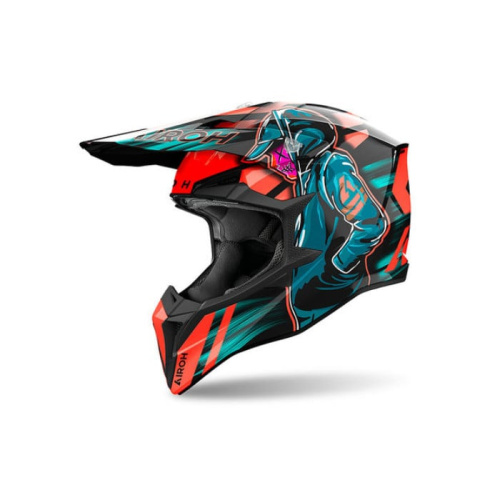 Airoh Шлем Wraaap Cyber Orange Glossy в Махачкале
