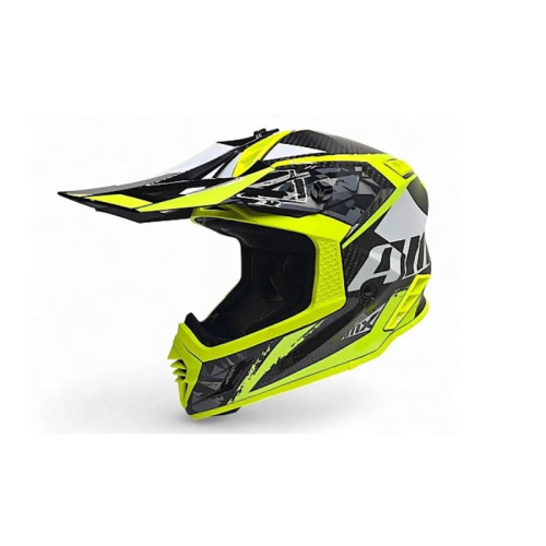 AiM Шлем RH855 Carbon Terrain Black/Yellow в Махачкале
