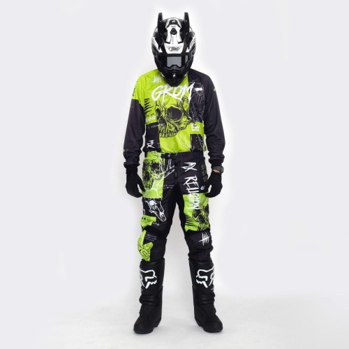 Grom Джерси MX Religion lime в Махачкале