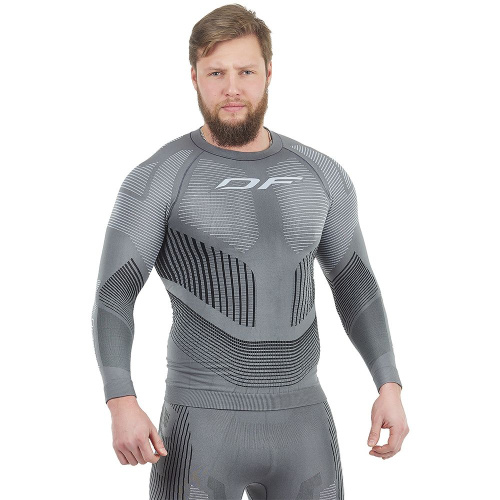 Dragonfly Термофутболка 3DThermo Grey с длинным рукавом в Махачкале