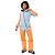 Dragonfly Комбинезон Gravity 2.0 Woman Light Blue - Mock Orange 2025 в Махачкале