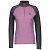 Scott Термокофта женская  Zip Defined Merino dark grey melange/cassis pink в Махачкале