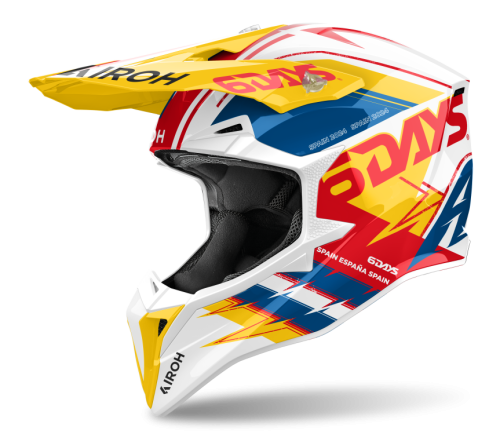 Airoh Мотошлем Wraaap Sixdays Spain 2024 Glossy в Махачкале