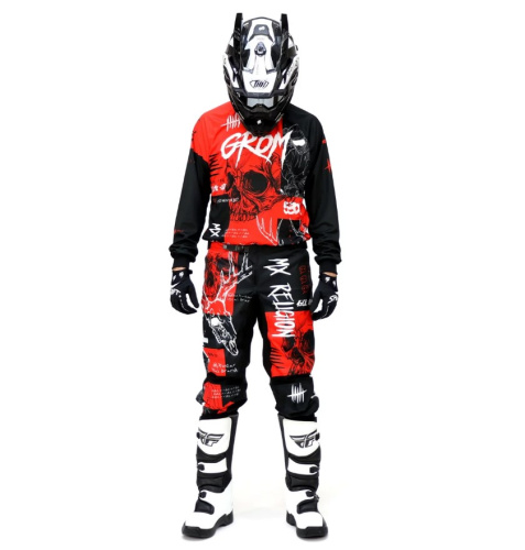 Grom Джерси + штаны MX Religion red в Махачкале