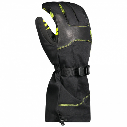 Scott Перчатки Cubrick Black/Lime-green в Махачкале