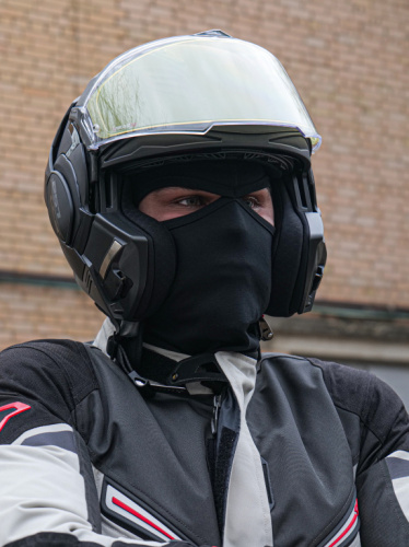 MotoLike Подшлемник Хлопок/Эластан Черный Ninja в Махачкале