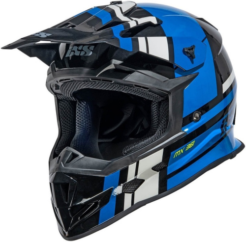 IXS Мотошлем iXS361 2.3 Черно-синий в Махачкале