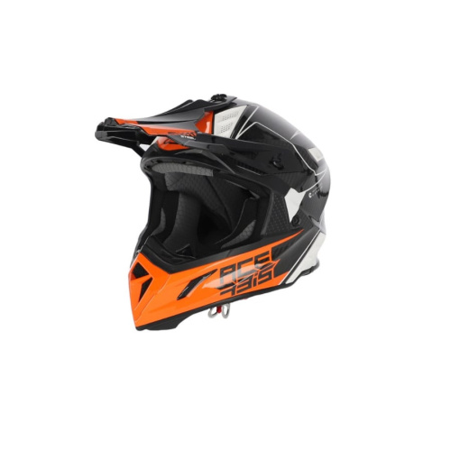 Acerbis Шлем Steel Carbon White/Orange в Махачкале