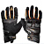 Sweep Перчатки кожаные+текстиль Hammer Black/Orange в Махачкале