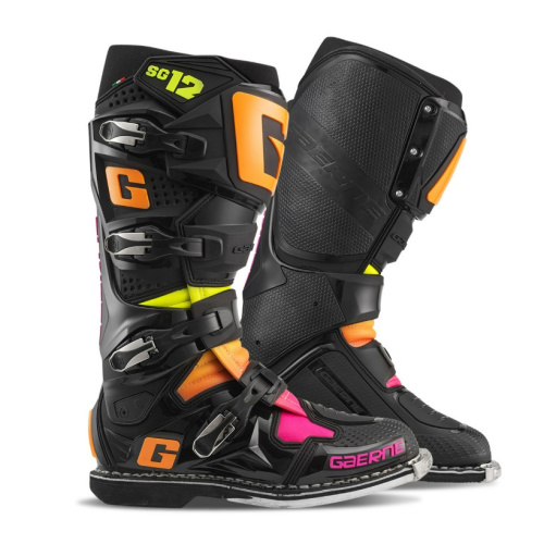 Gaerne Мотоботы SG-12 Black/Orange/Pink в Махачкале