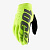100% Мотоперчатки текстильные подростковые Brisker Youth Glove Fluo Yellow в Махачкале